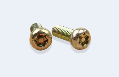 碳鋼鍍彩鋅 內六角花型盤(pán)頭防盜螺釘GB2672